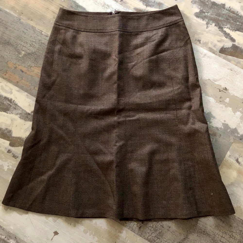Ann Taylor wool blend skirt size 0